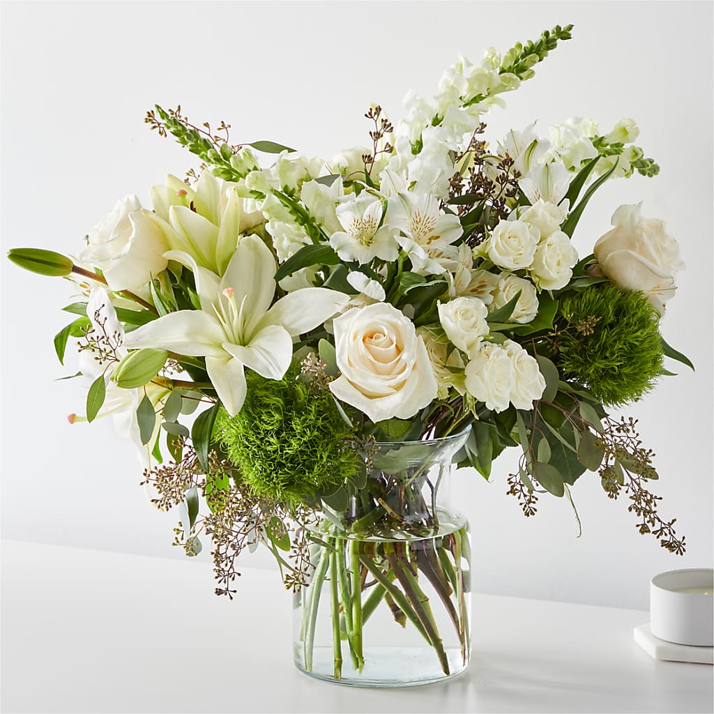 Fresh Linen Bouquet – Blooming Branches, Guttenberg IA