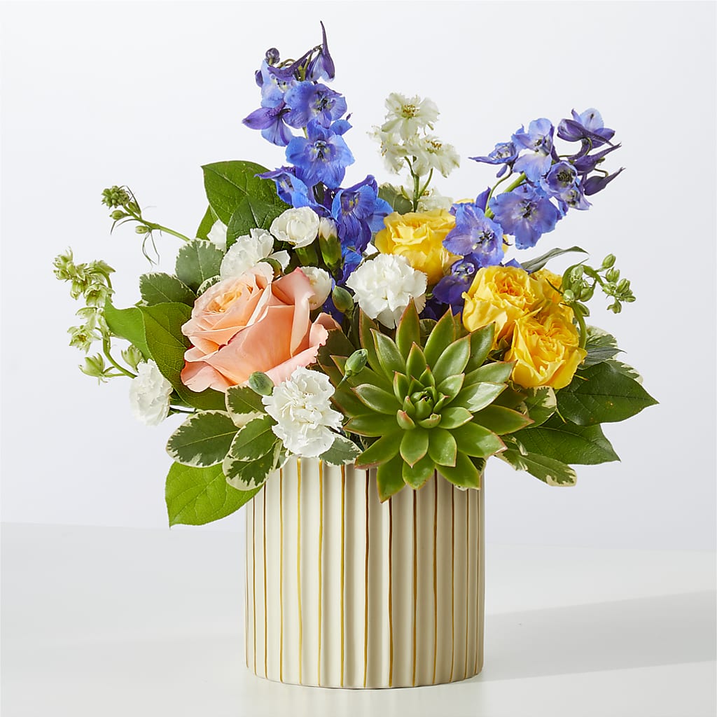 Cobalt Reverie Bouquet – Blooming Branches, Guttenberg IA