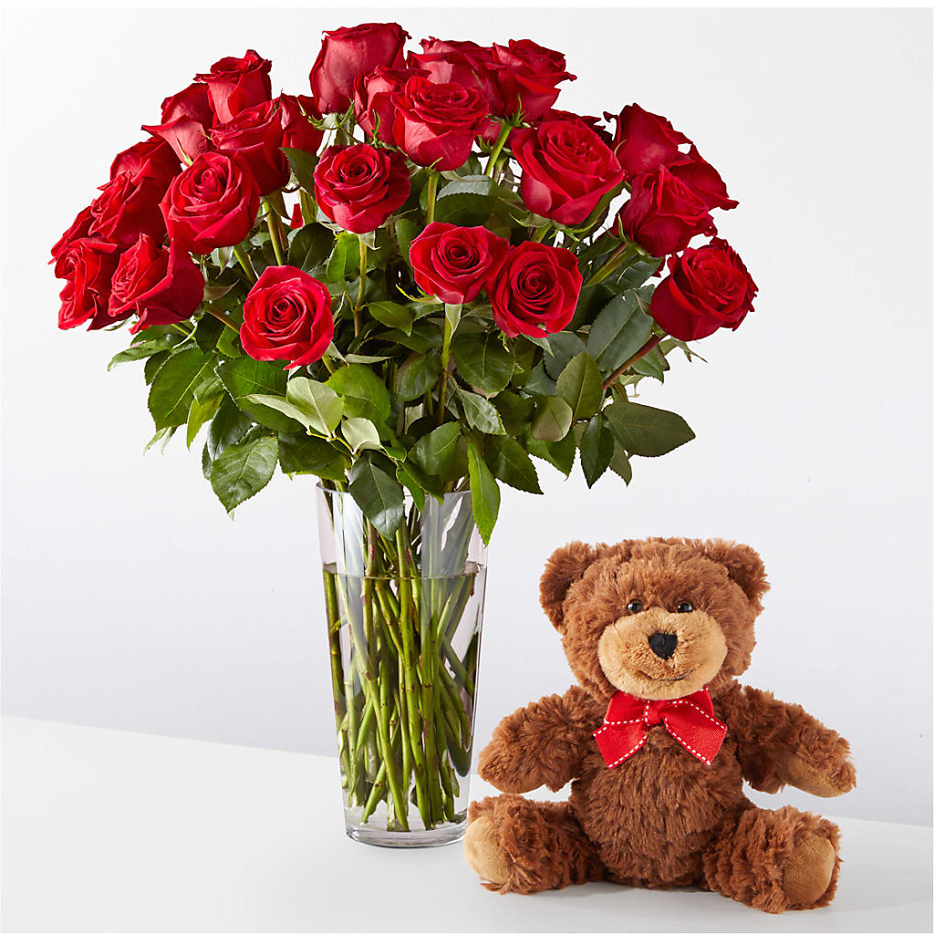 Romantic Long Stem Red Rose Bouquet Bundles – Blooming Branches, Guttenberg IA
