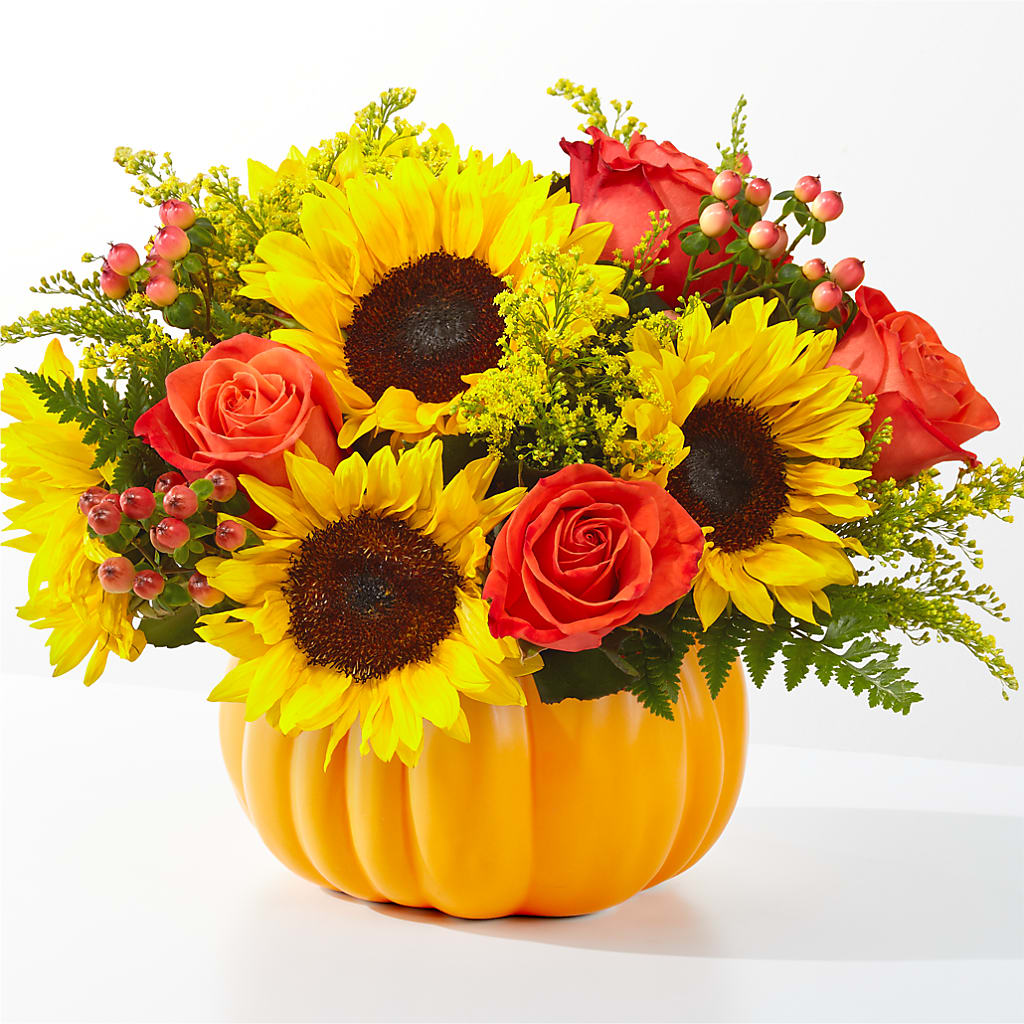Pick of the Patch Pumpkin Bouquet – Blooming Branches, Guttenberg IA