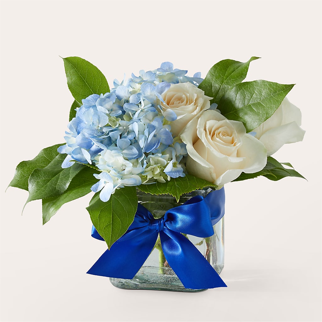 Sky Blue Delight Bouquet – Blooming Branches, Guttenberg IA