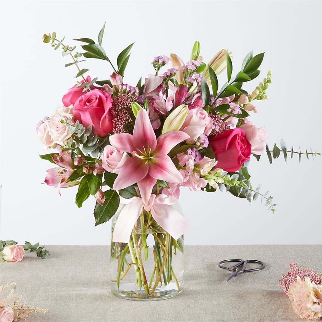 Pink Ribbon - A Florist Original – Blooming Branches, Guttenberg IA