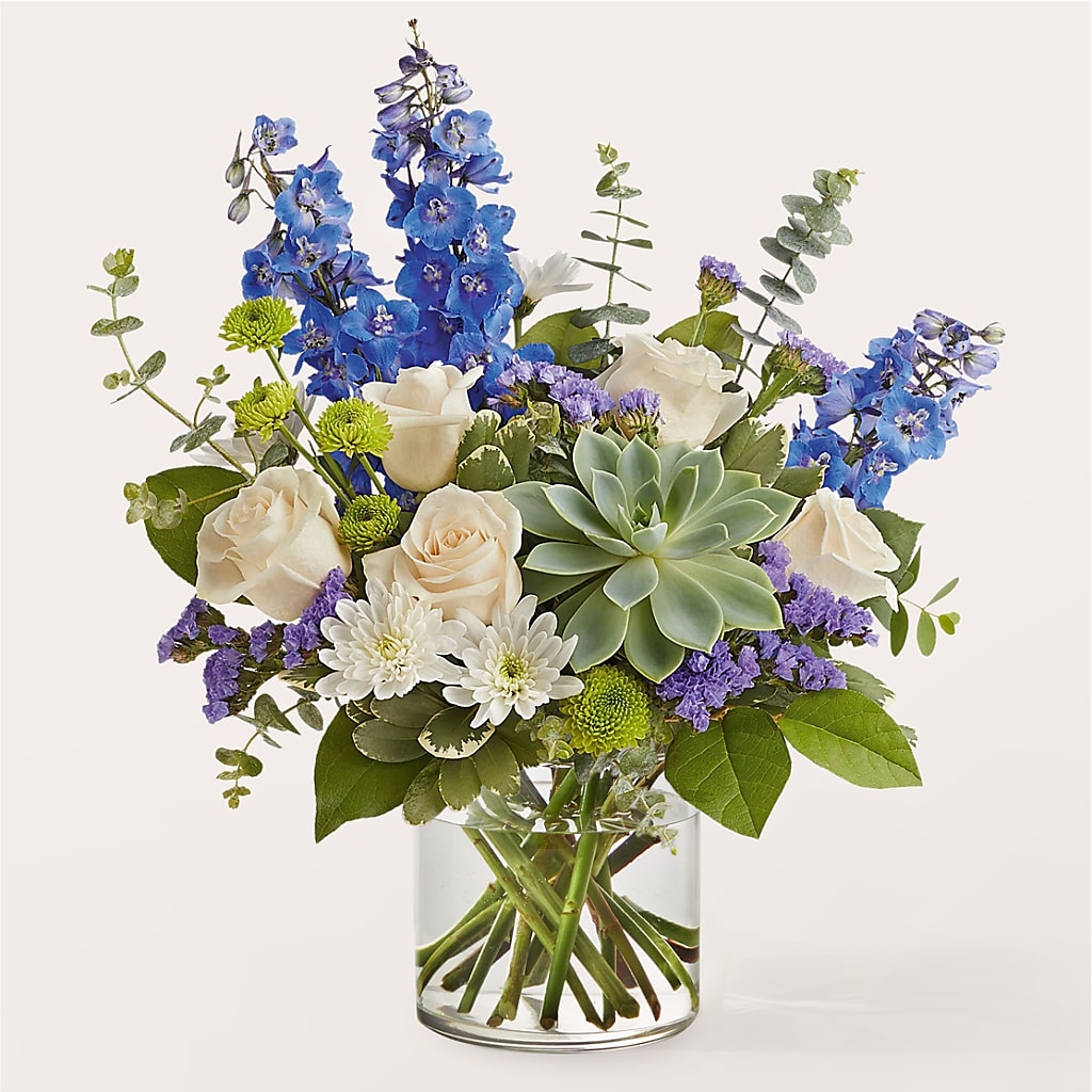Cerulean Waves Bouquet – Blooming Branches, Guttenberg IA