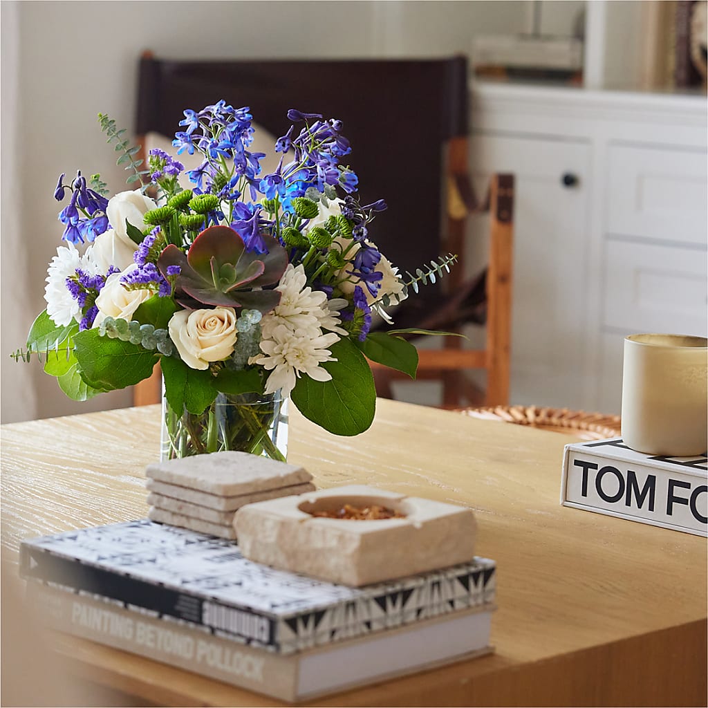 Cerulean Waves Bouquet – Blooming Branches, Guttenberg IA