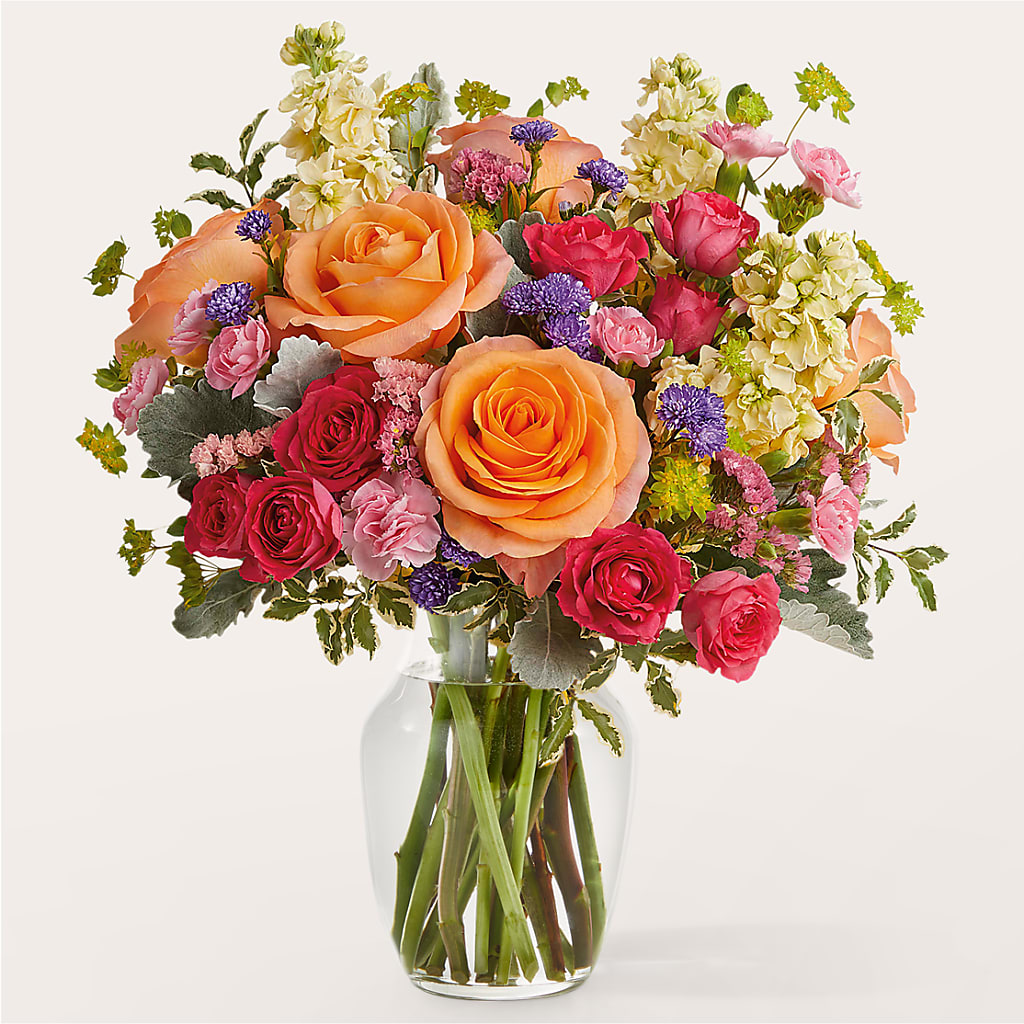 Tangerine Tango Bouquet – Blooming Branches, Guttenberg IA