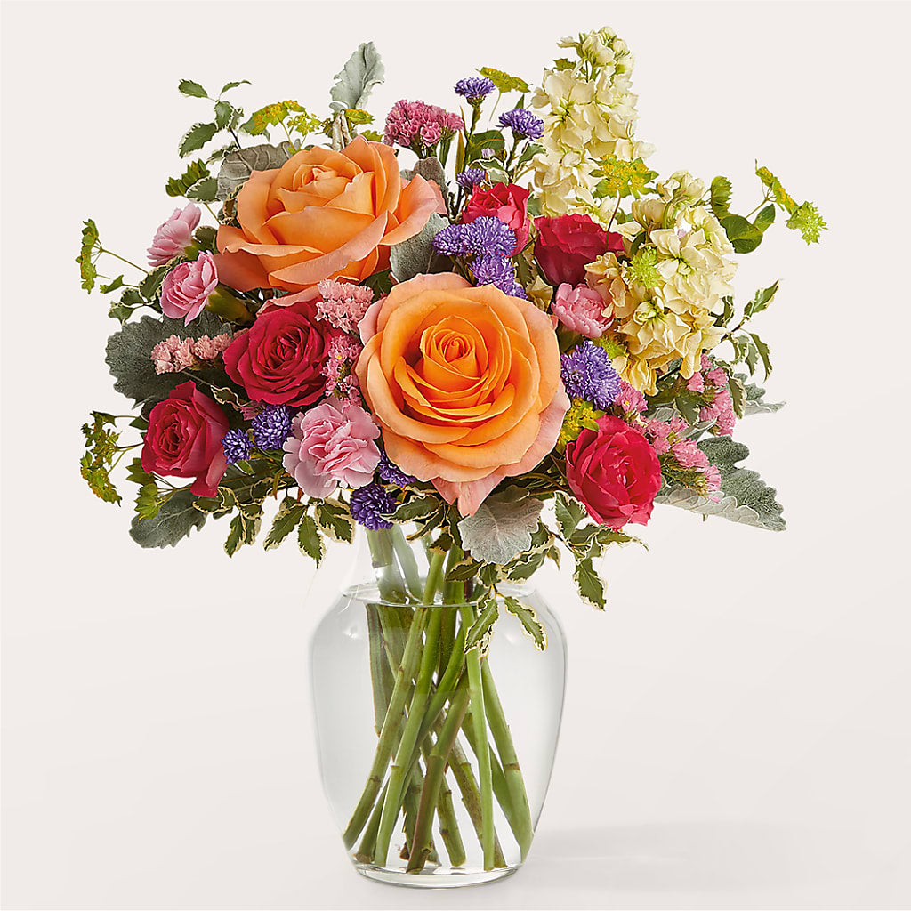 Tangerine Tango Bouquet – Blooming Branches, Guttenberg IA