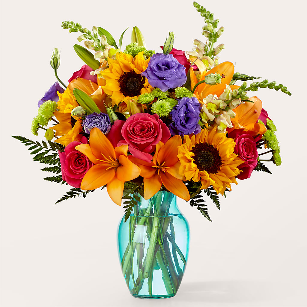 Double Rainbow Bouquet – Blooming Branches, Guttenberg IA