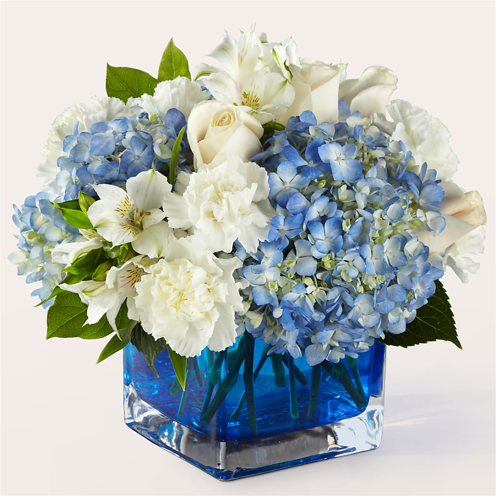 Soothing Waters Bouquet – Blooming Branches, Guttenberg IA