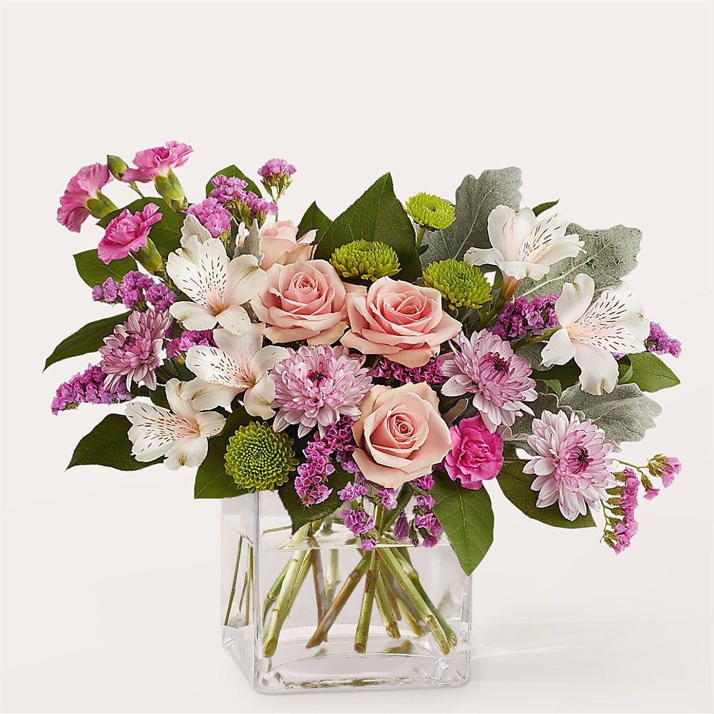 Pink Suede Bouquet – Blooming Branches, Guttenberg IA