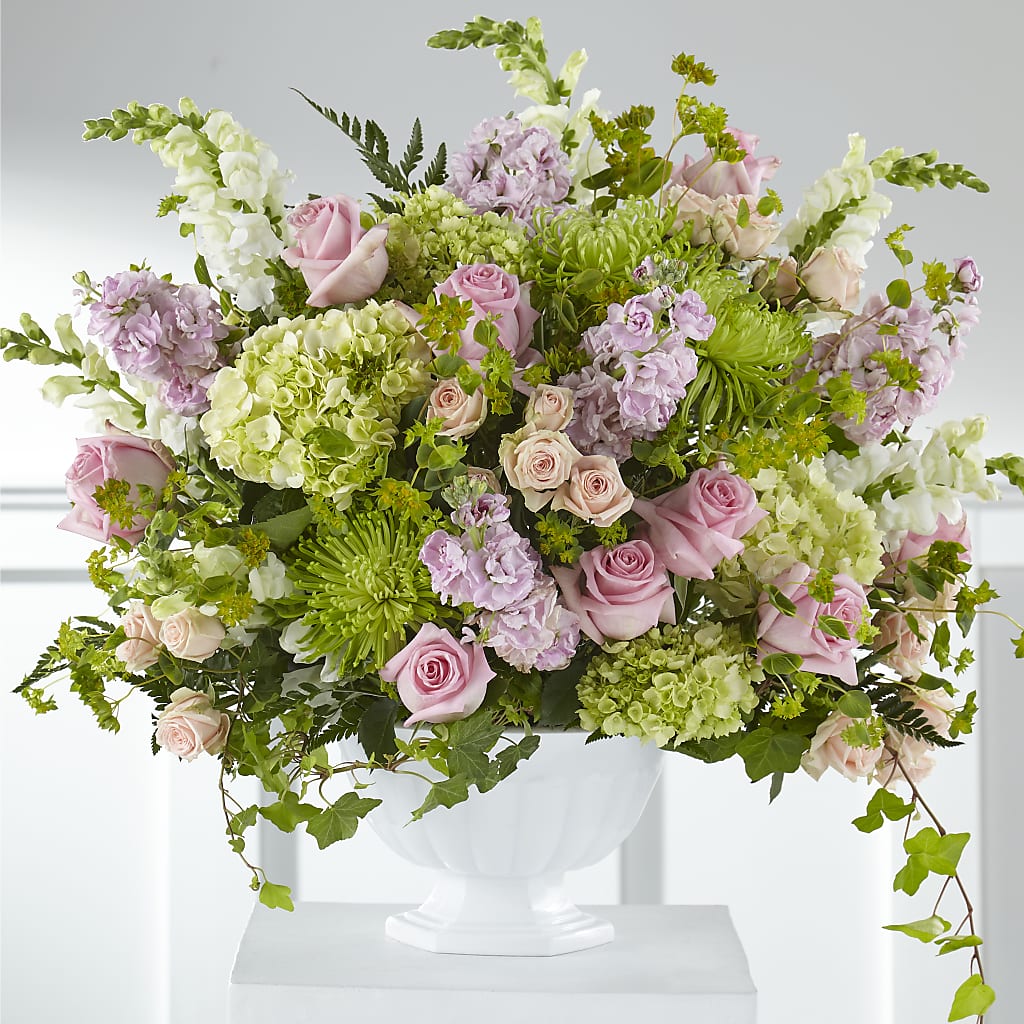 Radiant Embrace Arrangement – Blooming Branches, Guttenberg IA