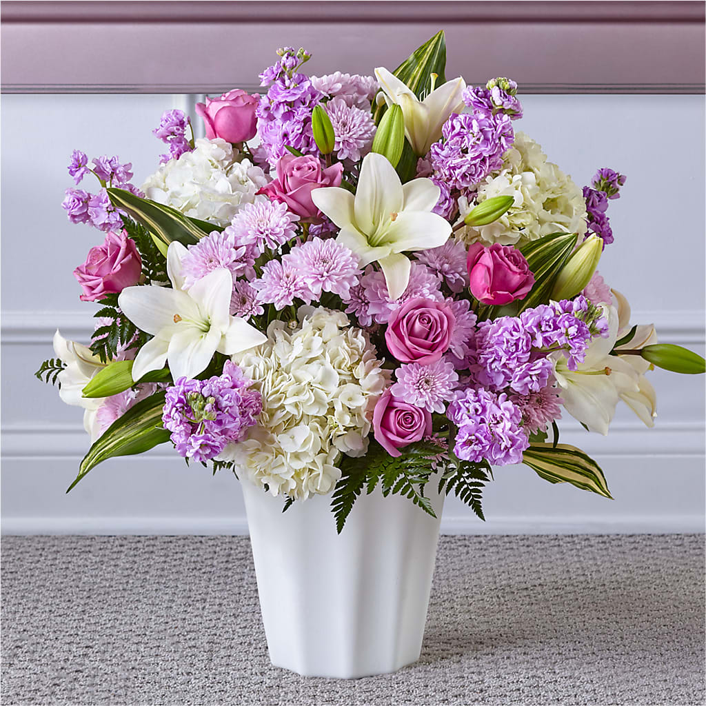 Heaven Sent Floor Basket – Blooming Branches, Guttenberg IA