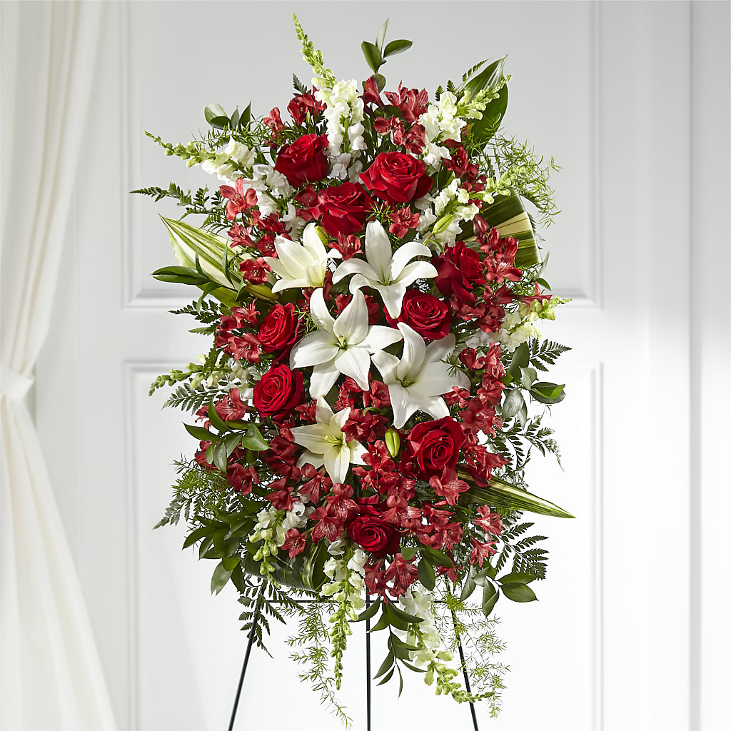 Everlasting Memory Standing Spray – Blooming Branches, Guttenberg IA