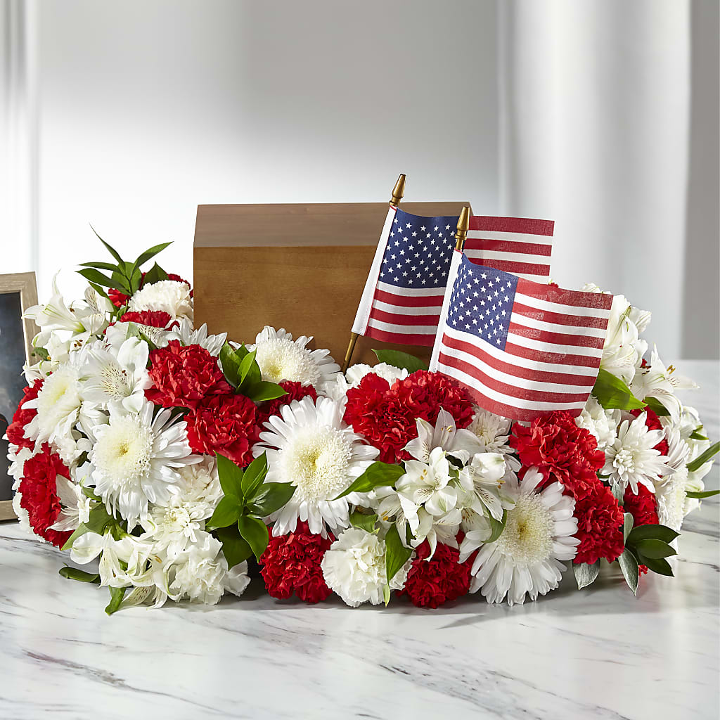 Spirit of Patriotism Cremation Adornment – Blooming Branches, Guttenberg IA