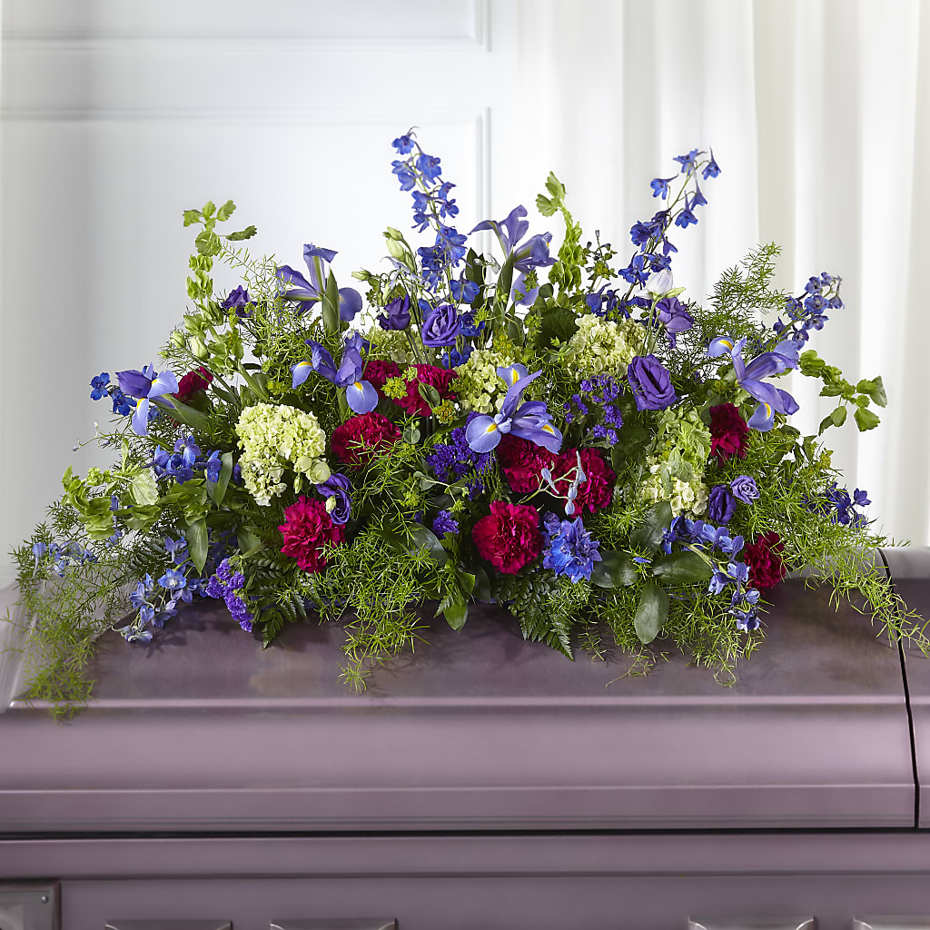 Always Treasured Casket Spray – Blooming Branches, Guttenberg IA