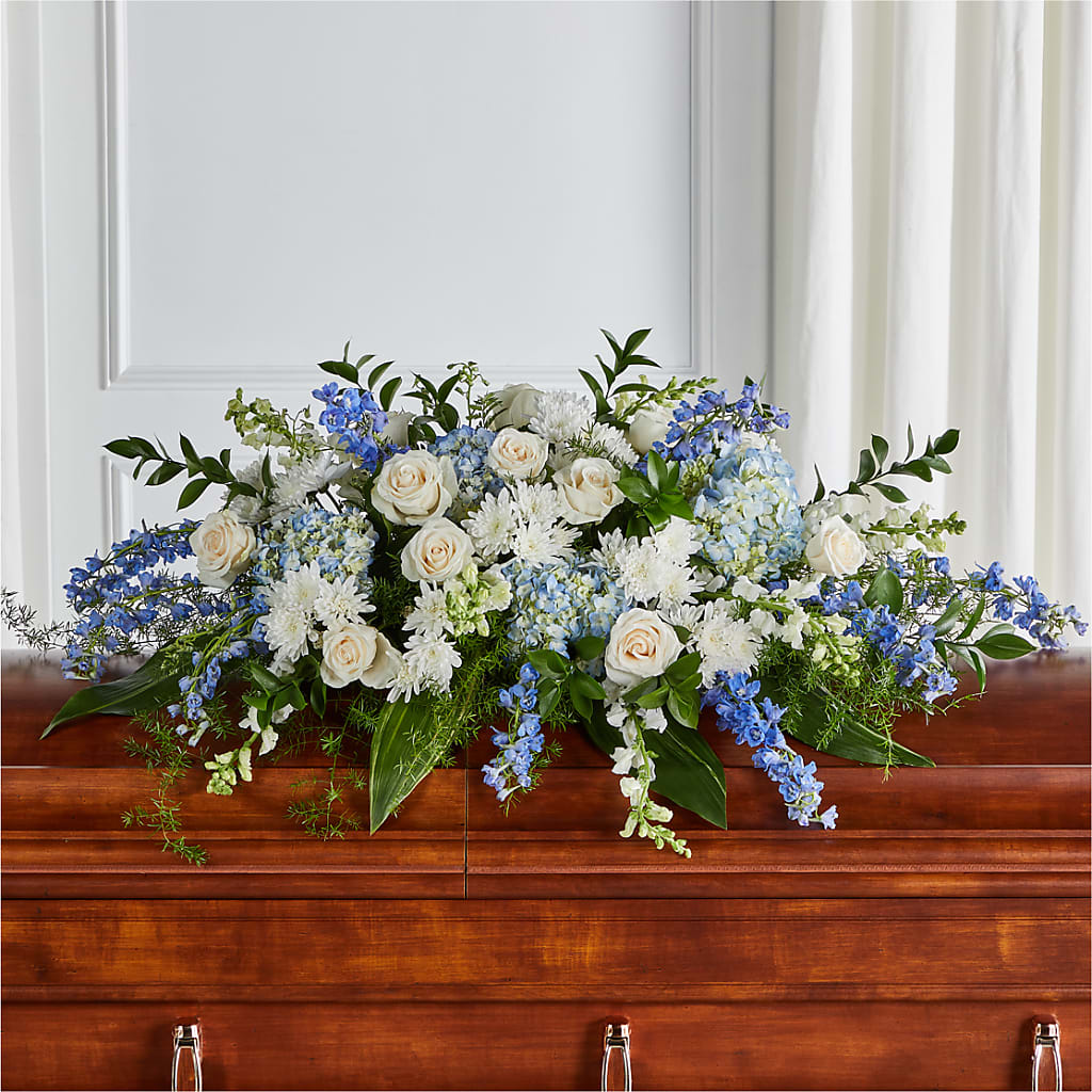 Timeless Essence Casket Spray – Blooming Branches, Guttenberg IA