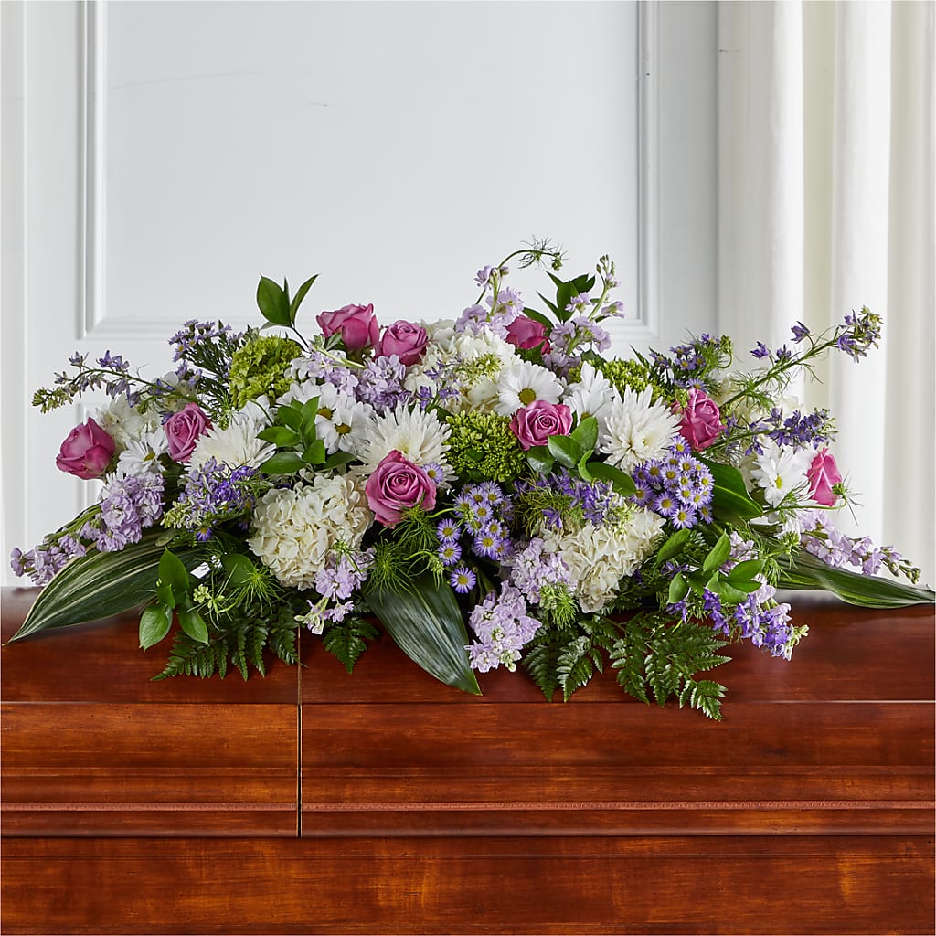 Meadows of Serenity Casket Spray – Blooming Branches, Guttenberg IA