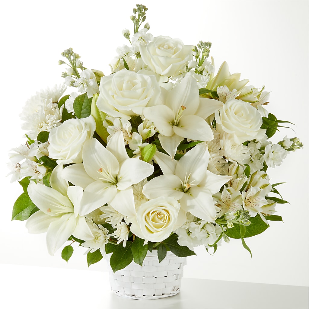 Peaceful Reflections Arrangement – Blooming Branches, Guttenberg IA