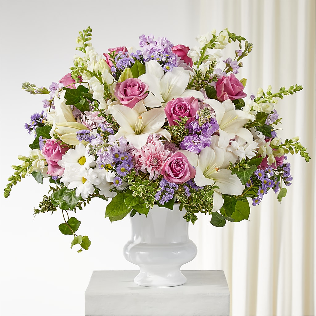 Remarkable Life Urn Arrangement – Blooming Branches, Guttenberg IA