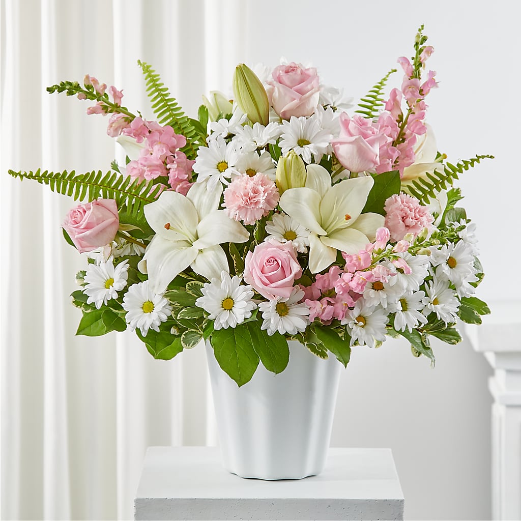Soft Touch Tabletop Basket – Blooming Branches, Guttenberg IA