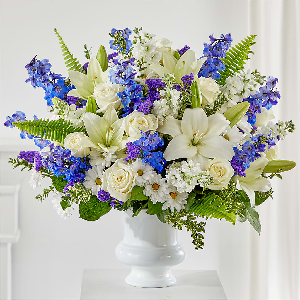 Expressions of Hope Urn Arrangement – Blooming Branches, Guttenberg IA