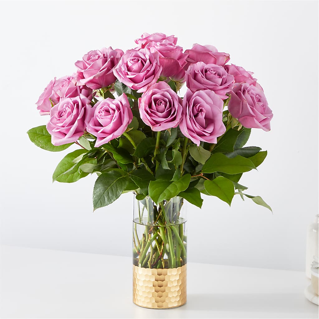 Secret Admirer Lavender Rose Bouquet – Blooming Branches, Guttenberg IA