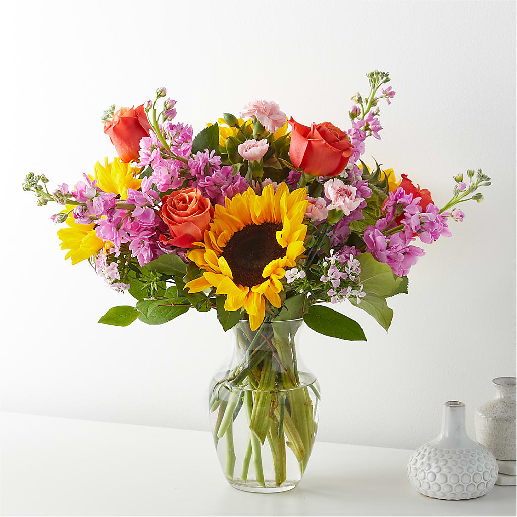 Yellow Brick Road Bouquet – Blooming Branches, Guttenberg IA