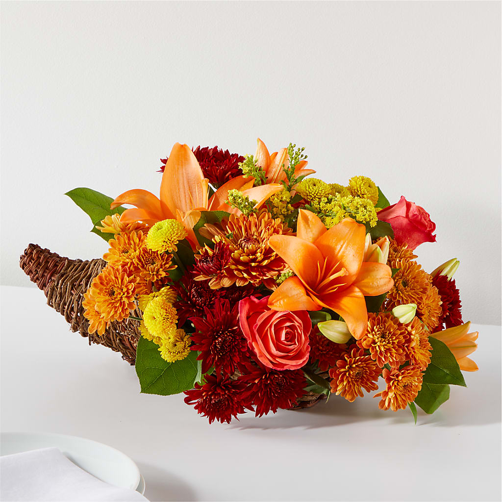 Bouquet of Blessings Cornucopia – Blooming Branches, Guttenberg IA