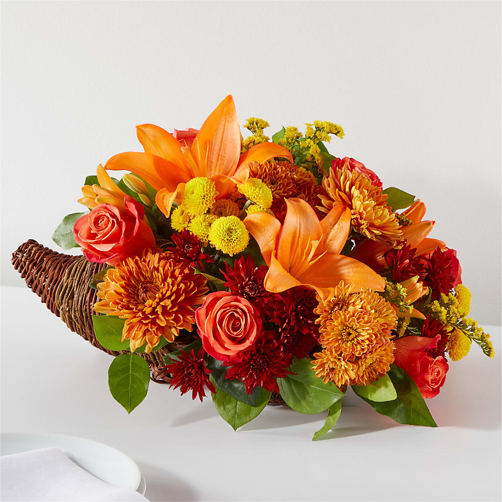 Bouquet of Blessings Cornucopia – Blooming Branches, Guttenberg IA