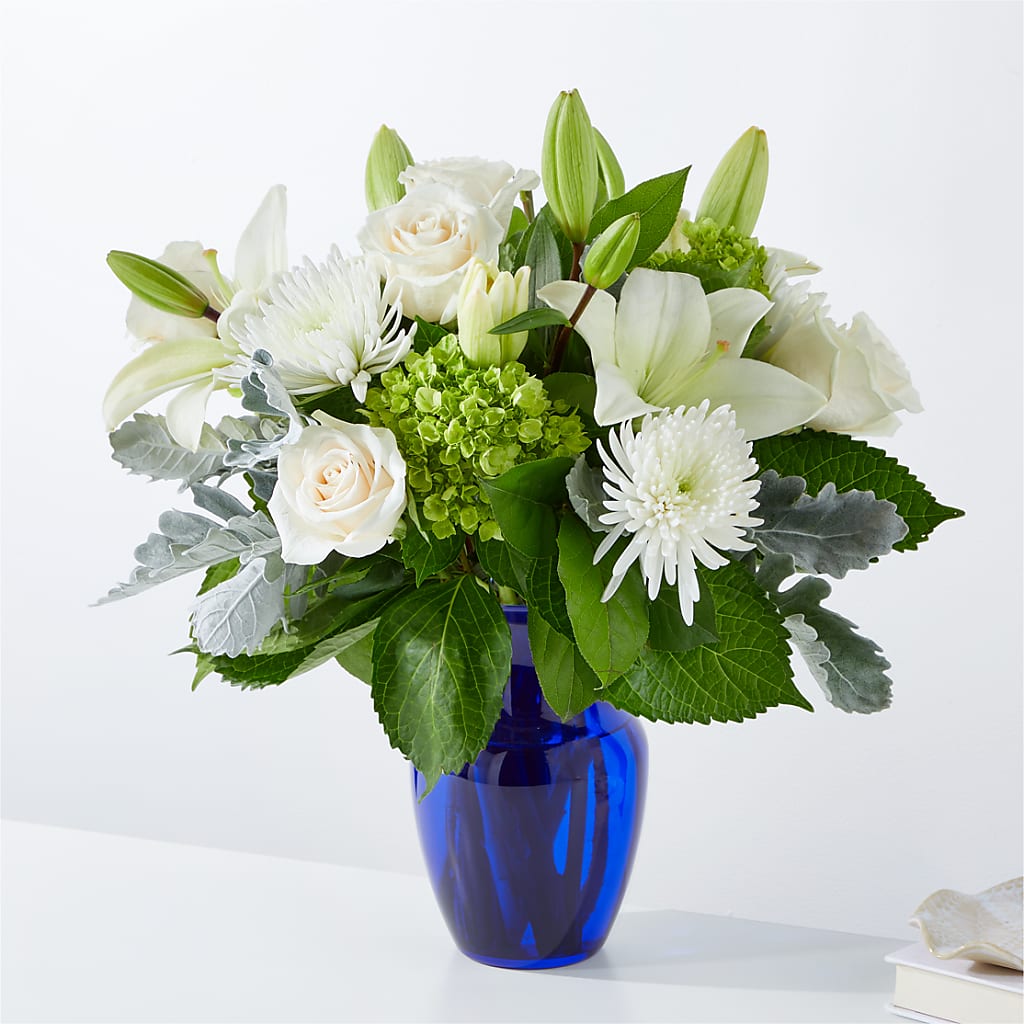 Snowy Dreams Bouquet – Blooming Branches, Guttenberg IA