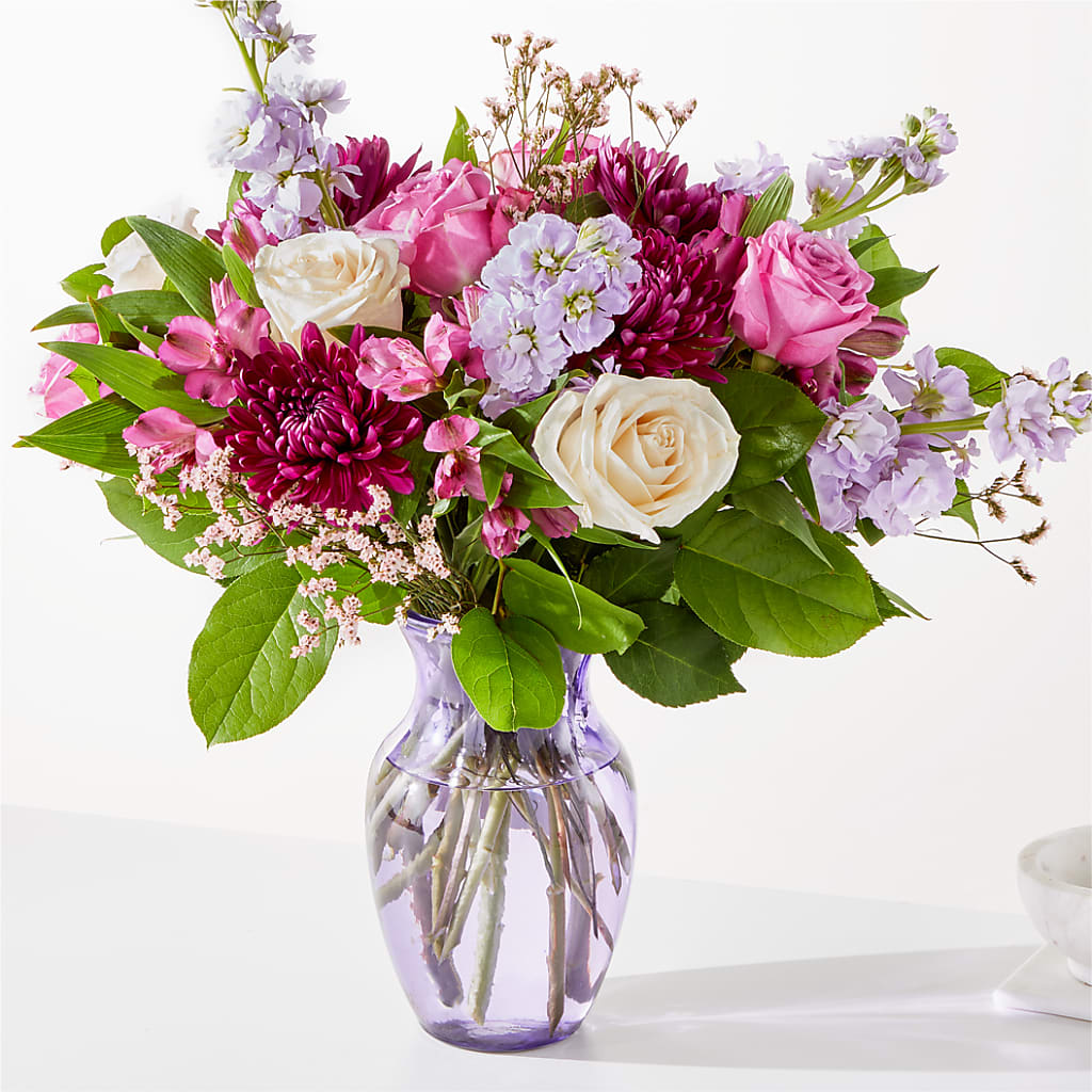 Amethyst Dreams Bouquet – Blooming Branches, Guttenberg IA