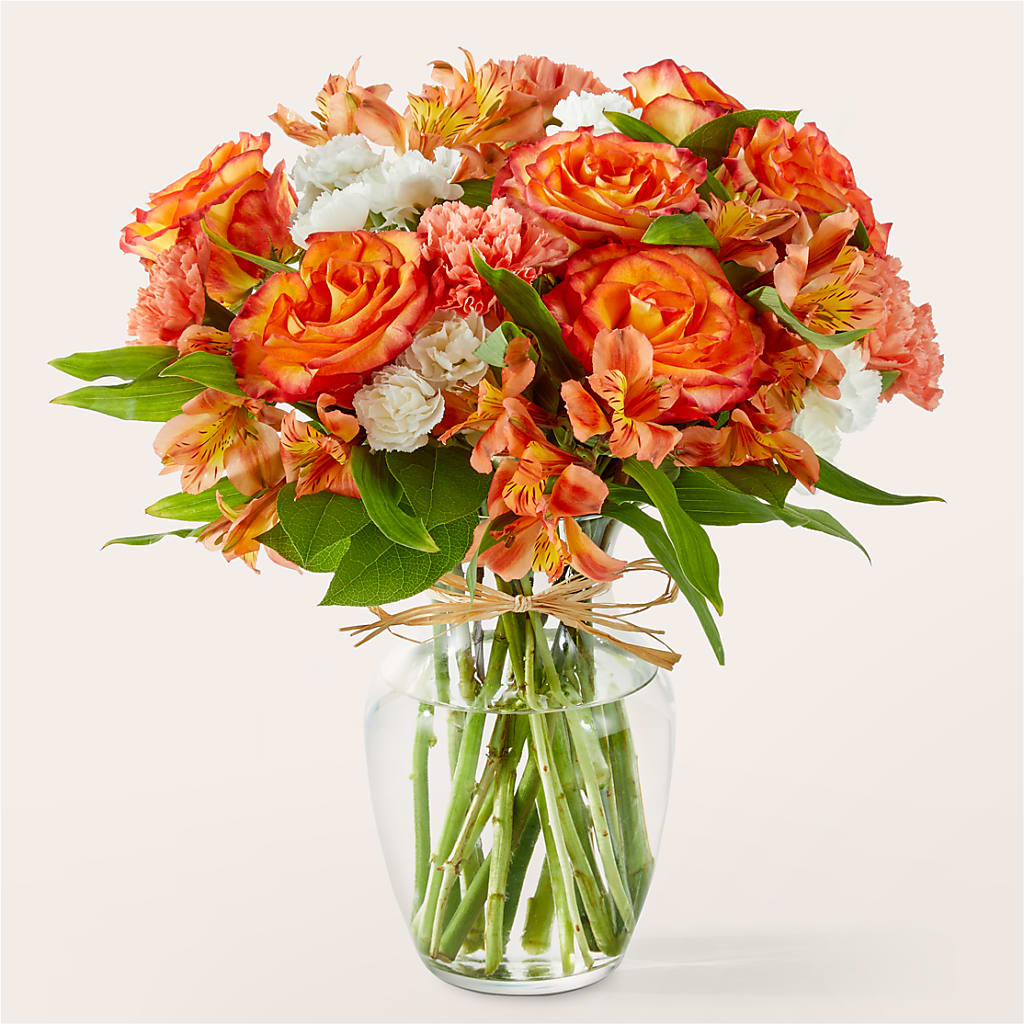 Apricot Glow Bouquet – Blooming Branches, Guttenberg IA
