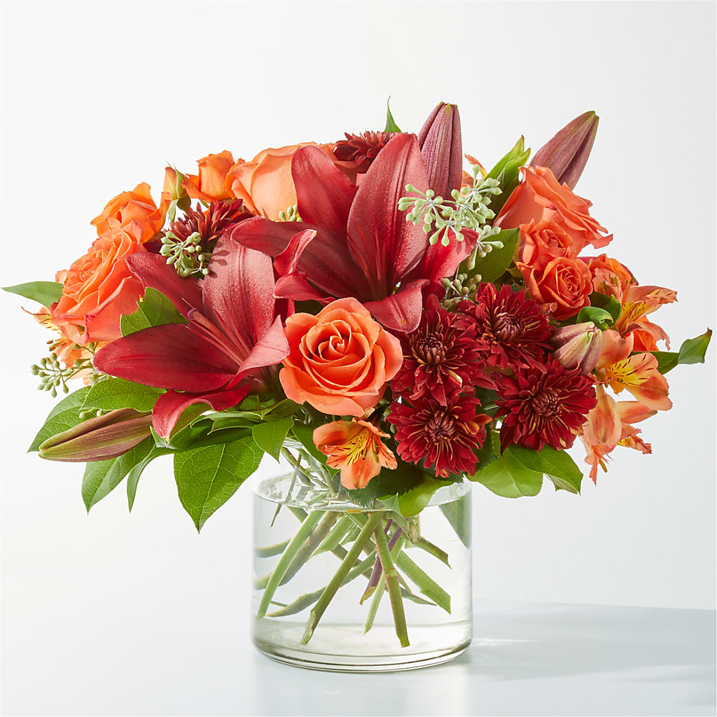 Crimson Leaves Bouquet – Blooming Branches, Guttenberg IA