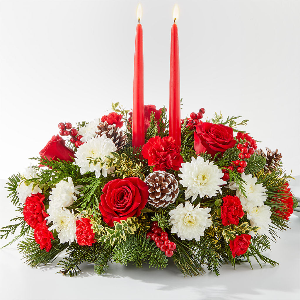 Holiday Soiree Centerpiece – Blooming Branches, Guttenberg IA