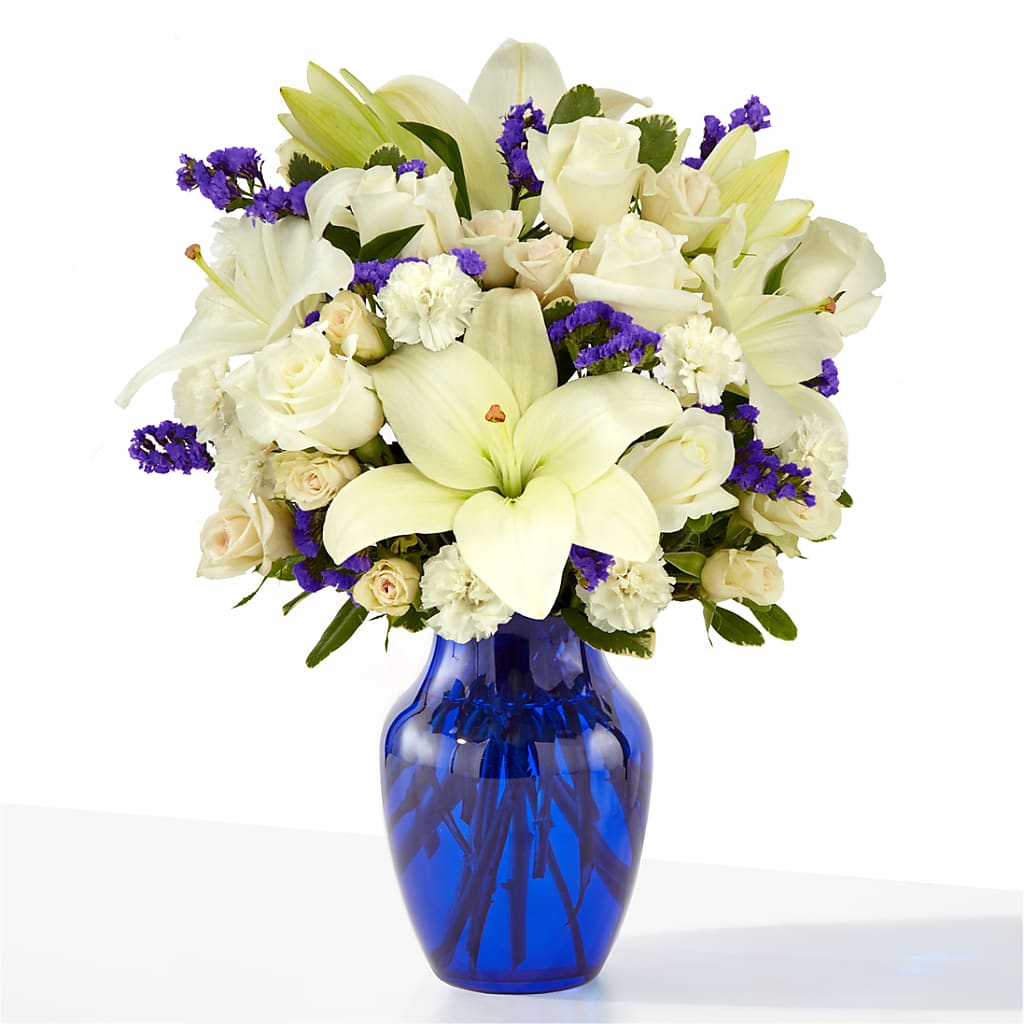 Sapphire Rush Bouquet – Blooming Branches, Guttenberg IA
