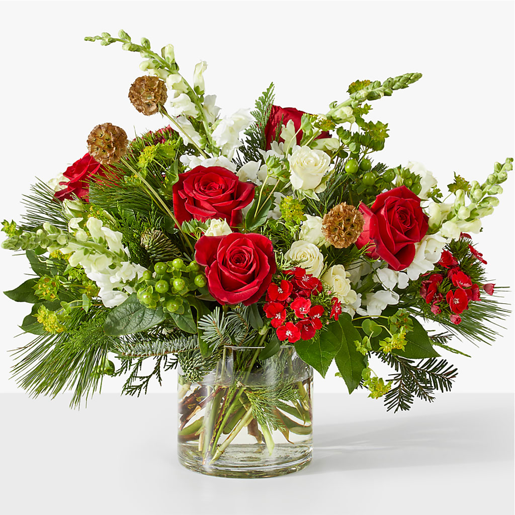 Deck the Halls Bouquet – Blooming Branches, Guttenberg IA