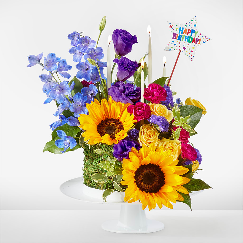 Star of the Day Floral Cake – Blooming Branches, Guttenberg IA