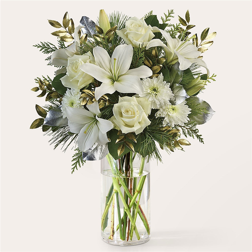 Wintry Mix Bouquet – Blooming Branches, Guttenberg IA