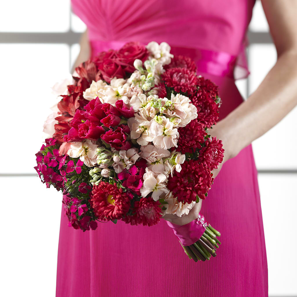 Pink Effervescence Bouquet – Blooming Branches, Guttenberg IA