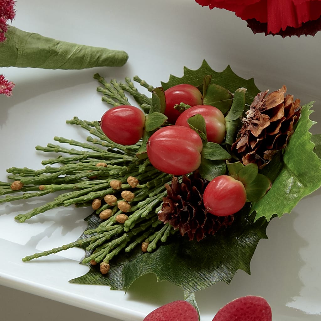 Red Berry Boutonniere – Blooming Branches, Guttenberg IA