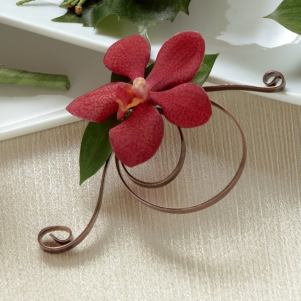 Red Mokara Boutonniere – Blooming Branches, Guttenberg IA