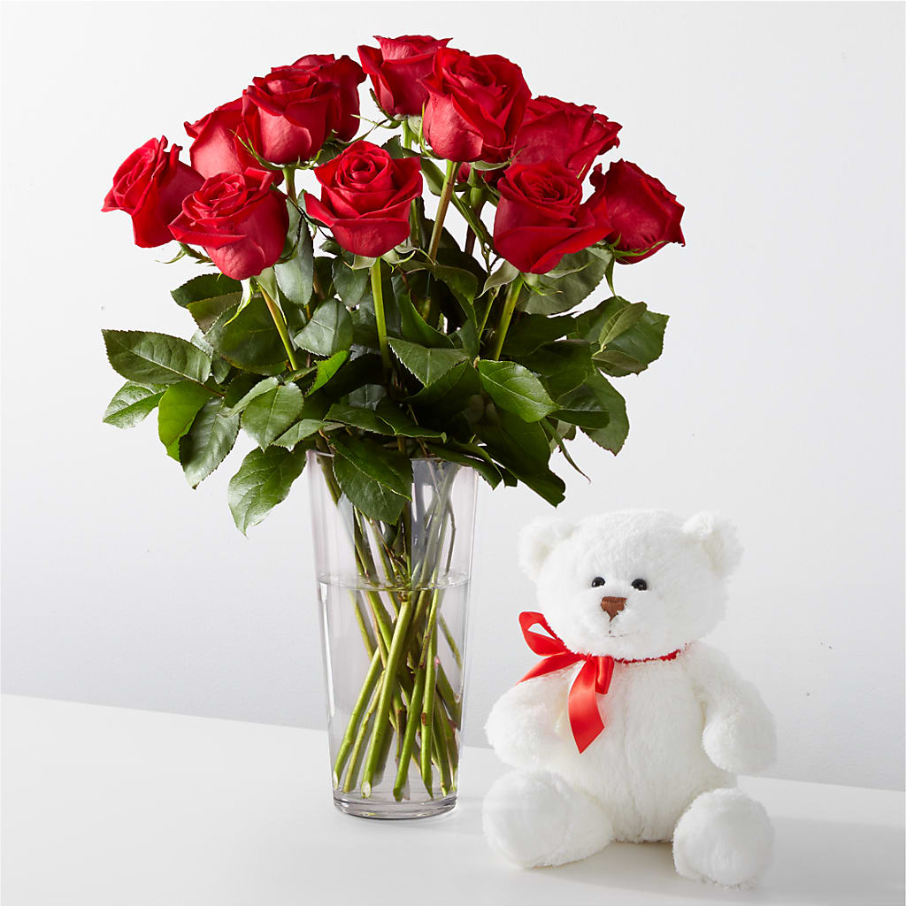 Romantic Long Stem Red Rose Bouquet Bundles –  Blooming Branches, Guttenberg IA