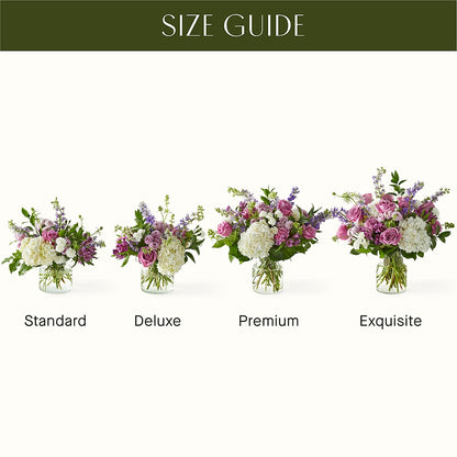 Violet Caress Bouquet –  Blooming Branches, Guttenberg IA
