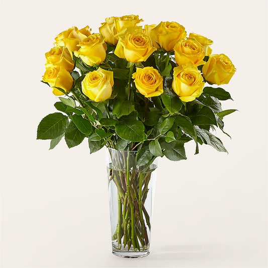 Long Stem Yellow Rose Bouquet –  Blooming Branches, Guttenberg IA