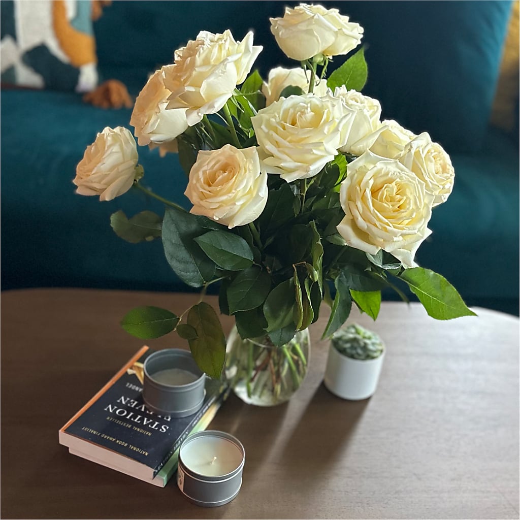 Long Stem Yellow Rose Bouquet –  Blooming Branches, Guttenberg IA