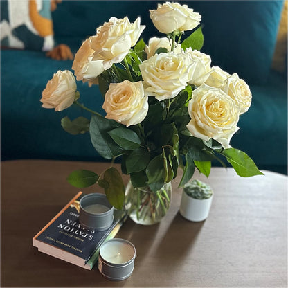Long Stem Yellow Rose Bouquet –  Blooming Branches, Guttenberg IA