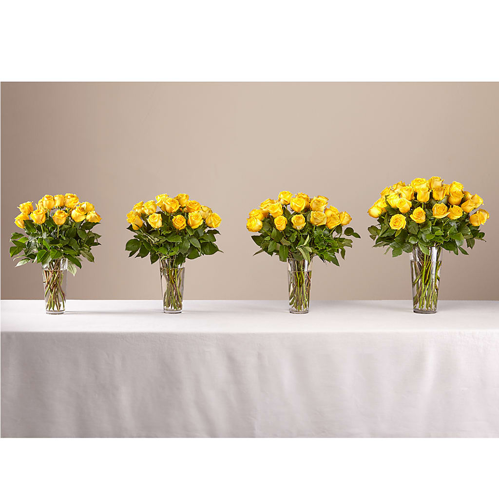 Long Stem Yellow Rose Bouquet –  Blooming Branches, Guttenberg IA