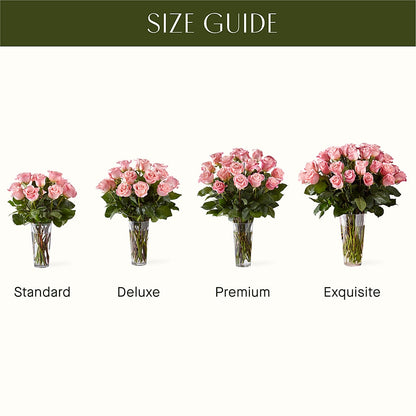 Long Stem Pink Rose Bouquet –  Blooming Branches, Guttenberg IA