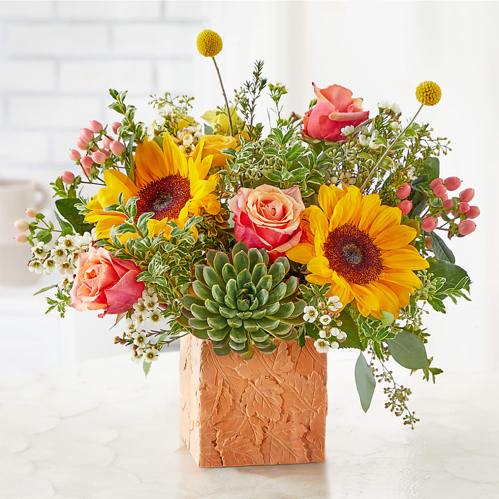 Sunflower Season Bouquet –  Blooming Branches, Guttenberg IA