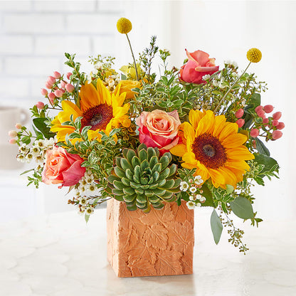 Sunflower Season Bouquet –  Blooming Branches, Guttenberg IA