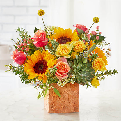 Sunflower Season Bouquet –  Blooming Branches, Guttenberg IA